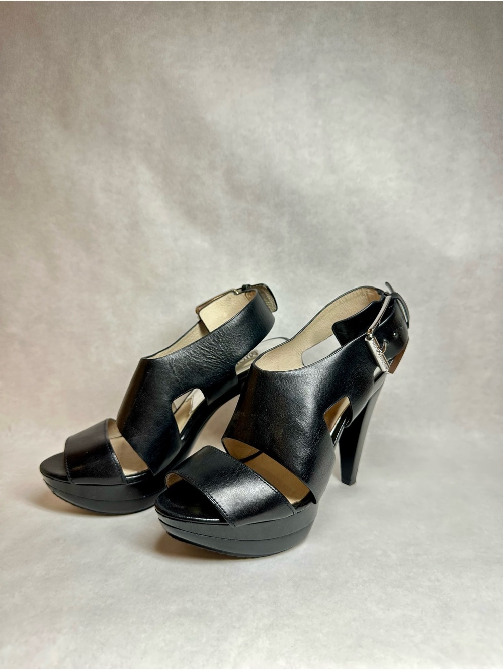 Michael Kors Black High Heel Platform Sandals - Women's Dress Heels SZ 5